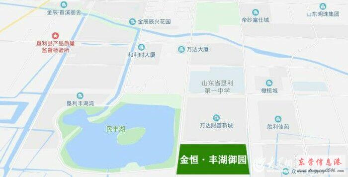 垦利金恒·丰湖御园正式开工建设平面图